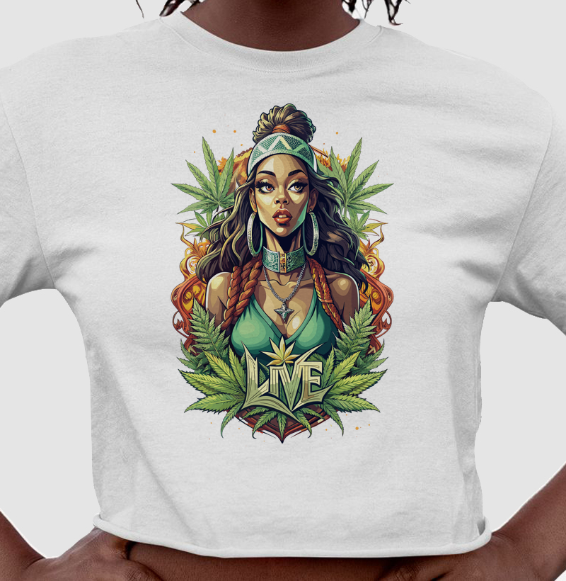 Cropped Live Green Goddess