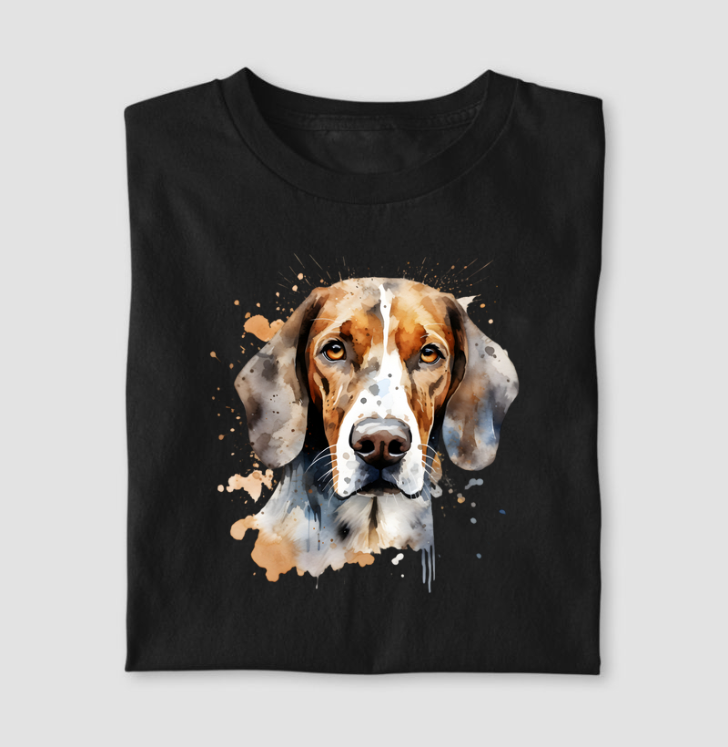 American Leopard Hound aquarela