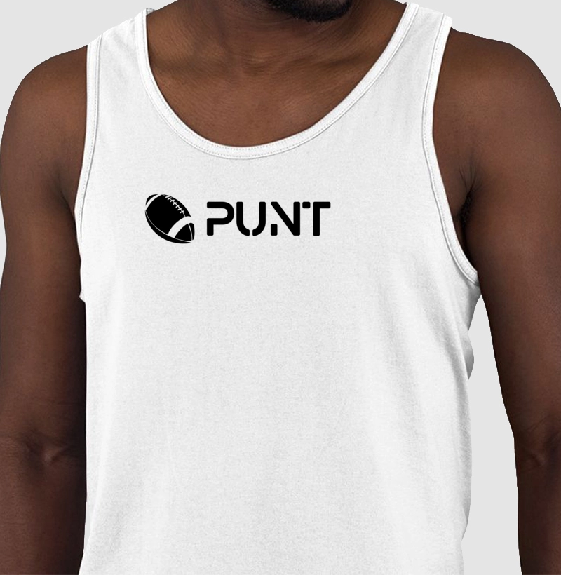 Camiseta regata Logo PUNT em Preto