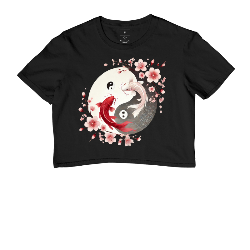 Yin Yang com Peixe Koi