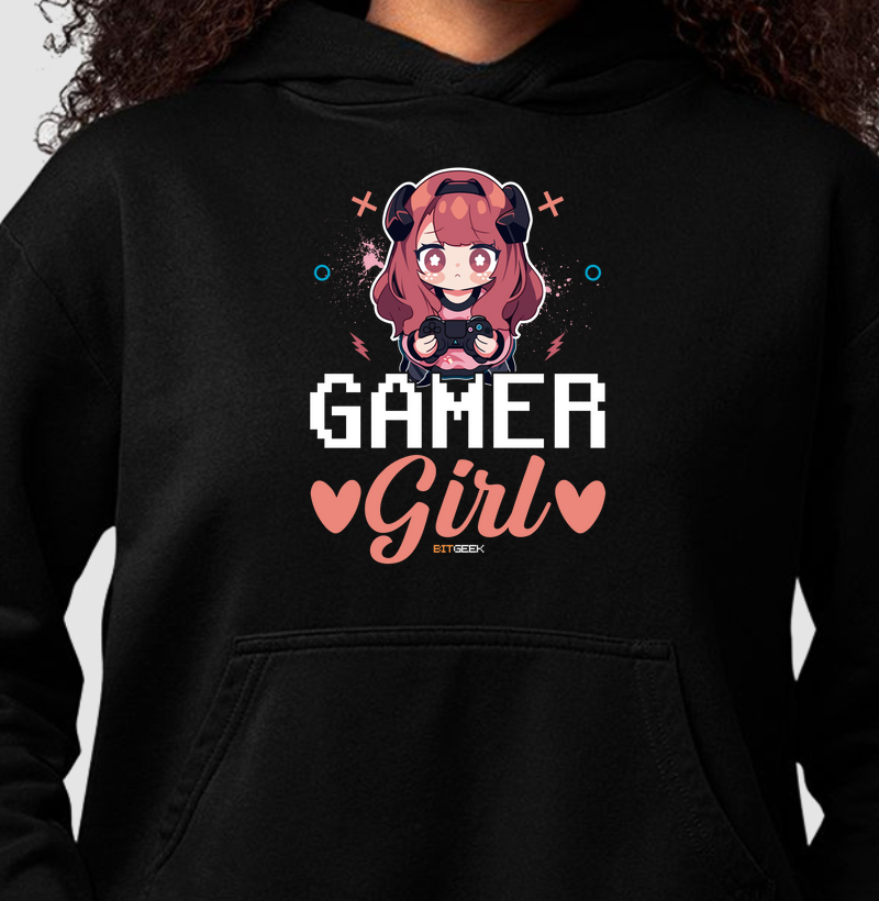 Hoodie Moletom Gamer Girl