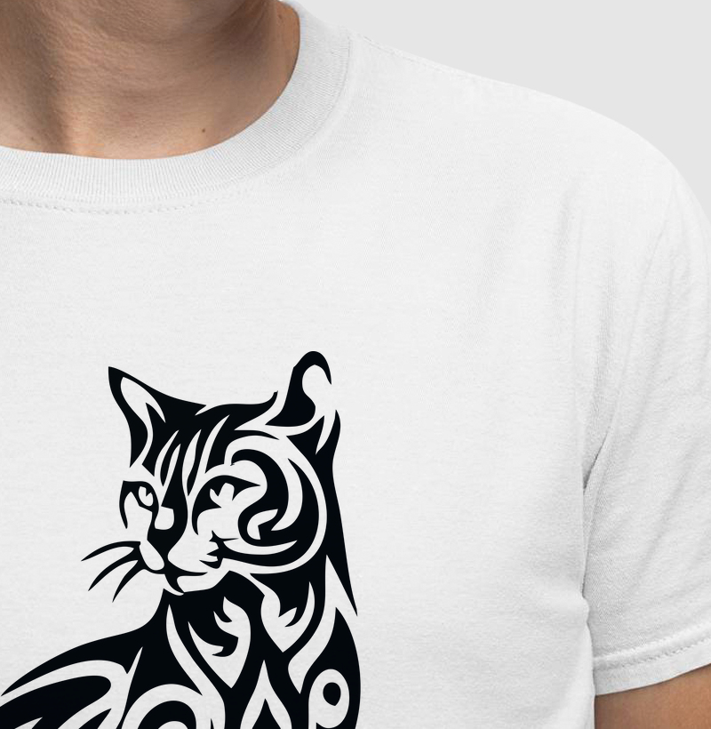 Tribal Black Cat 