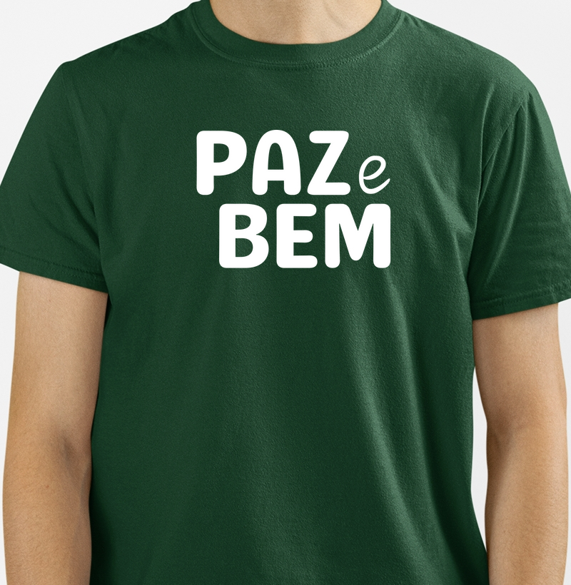 Paz e Bem em Branco e Cinza