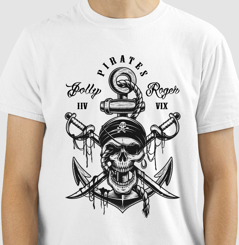 Piratas Jolly Roger IIV VIX Black
