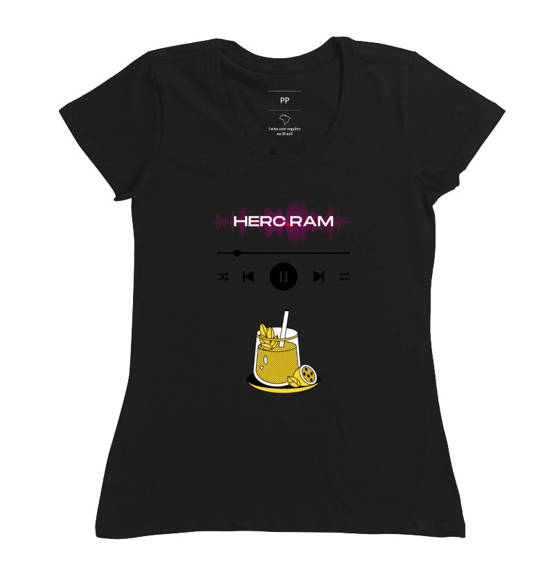 Camiseta Feminina Herc.Ram Suquinho de Murucuja