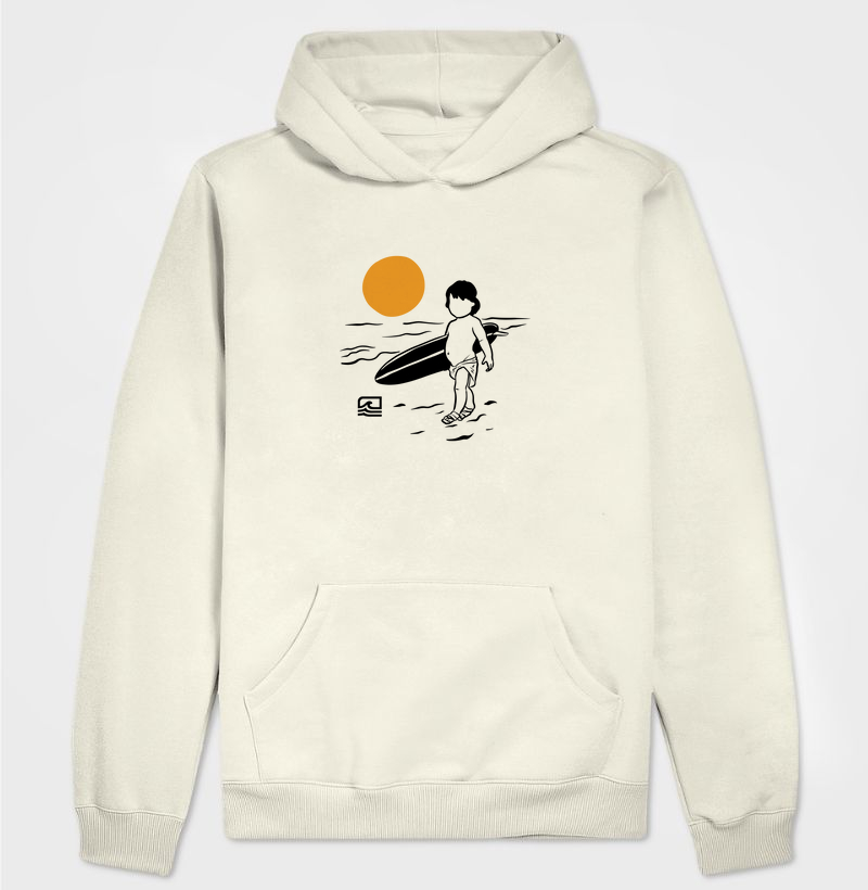 "Born to Surf" (Moletom hoodie)