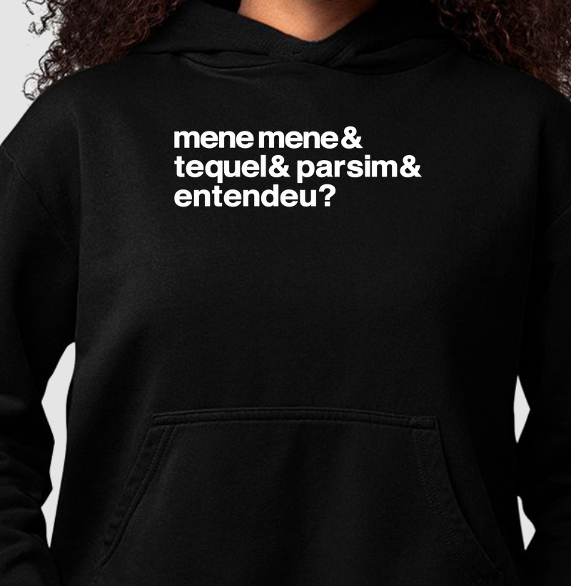 MOLETOM HOODIE MENE MENE