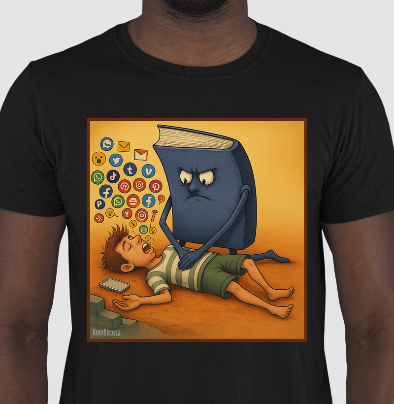 Camiseta - Afogado nas  Redes Sociais