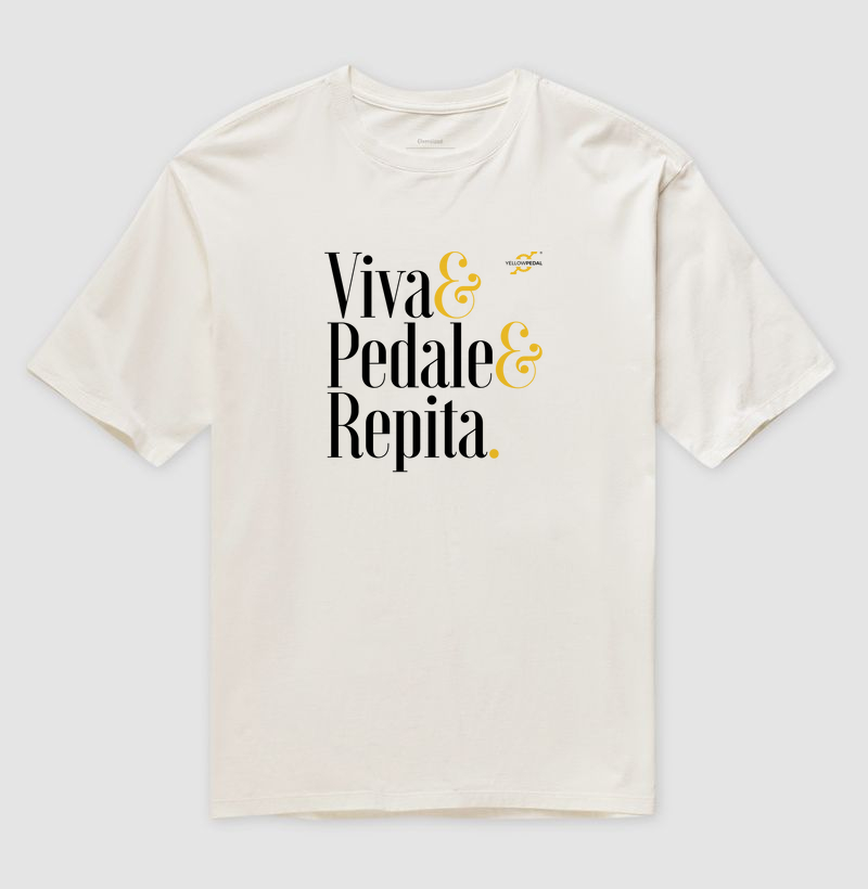 CAMISETA OVERSIZED YELLOWPEDAL REPITA