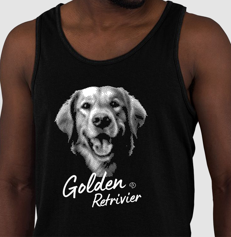 Golden Retrivier Halftone
