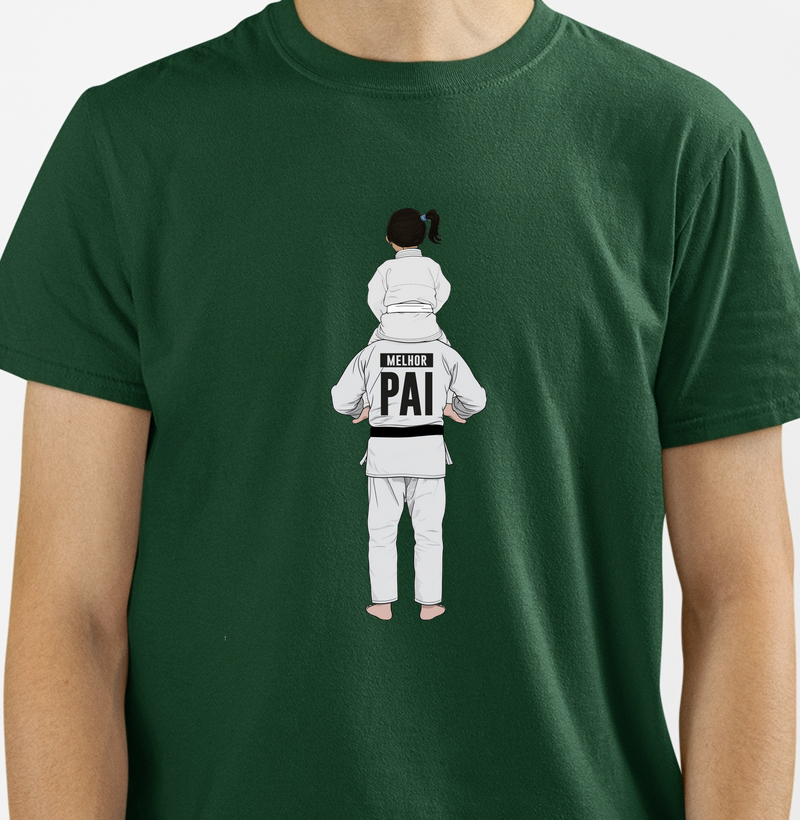 Melhor Pai - faixa branca menina