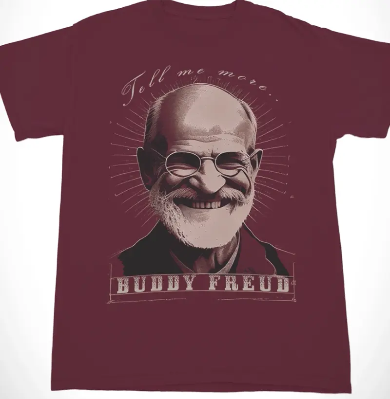 Vista a psicanálise: camisetas inspiradas em Freud"
