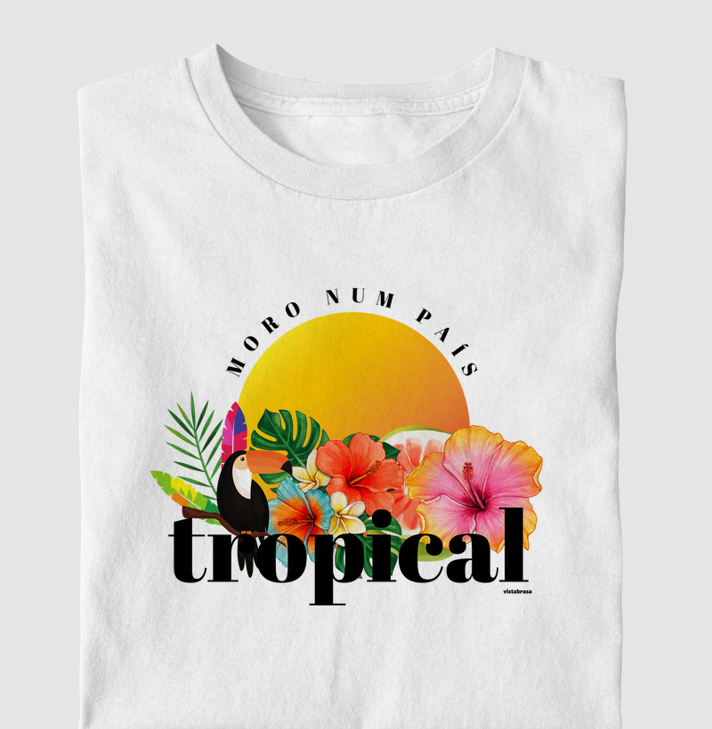 CAMISETA MORO NUM PAÍS TROPICAL