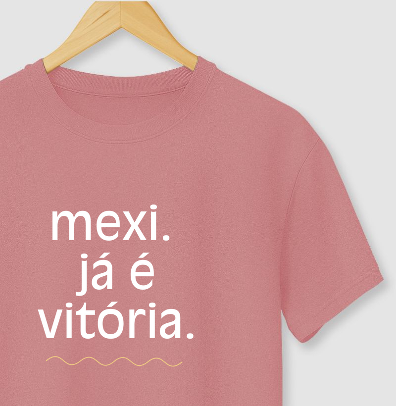 Camiseta mexi já é vitória
