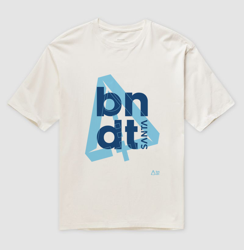 Camiseta Oversized bndt Santa