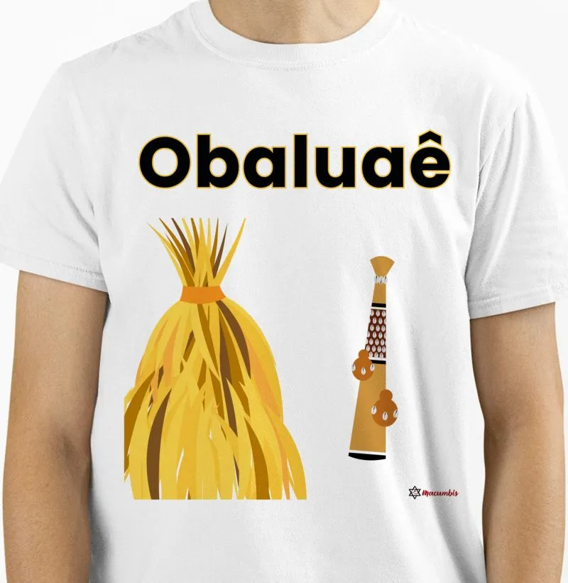 Camiseta Obaluaê Masculina ou Feminina Escolha a Cor