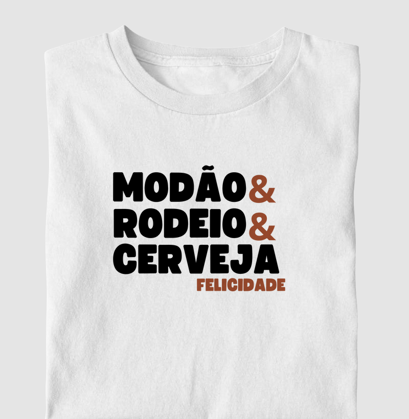 CERVEJA, RODEIO E MODÃO. FELICIDADE