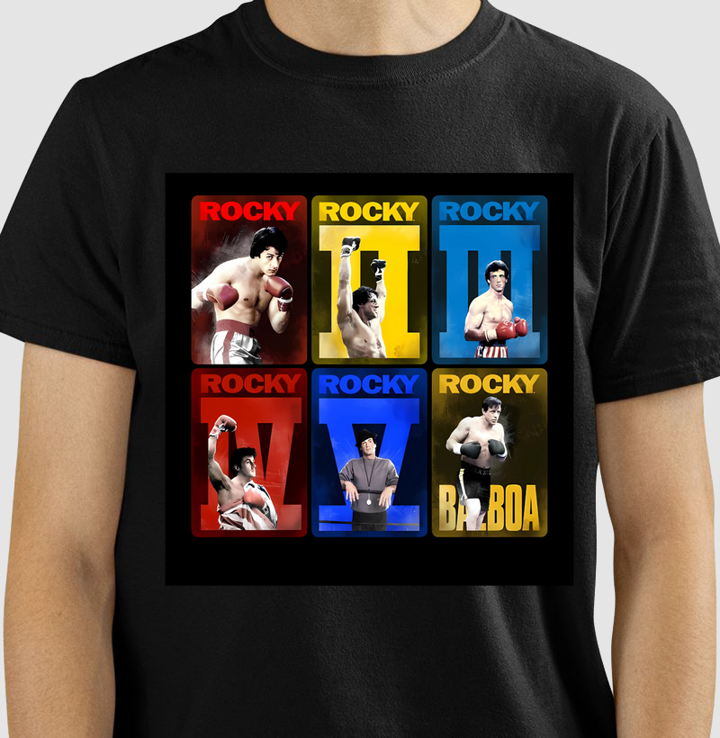 Camiseta Coleção Rocky