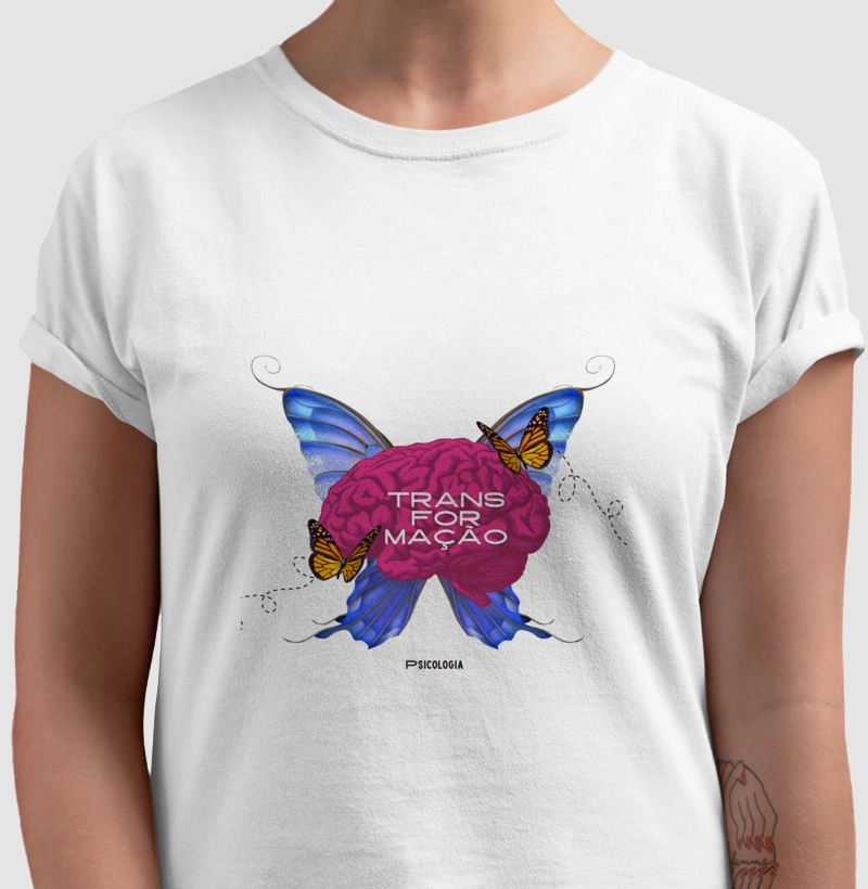 Camiseta transformação de psicologia 