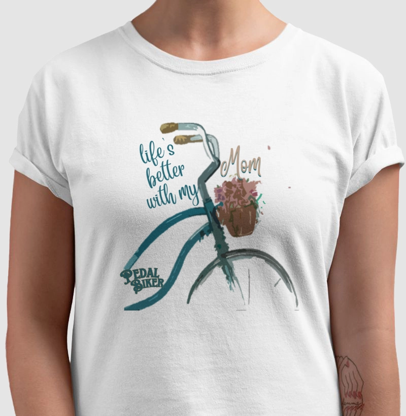 camiseta pedal biker especial dia das mães