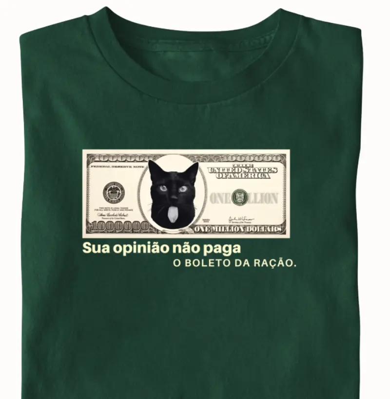 Boleto da ração  - gato tons escuros