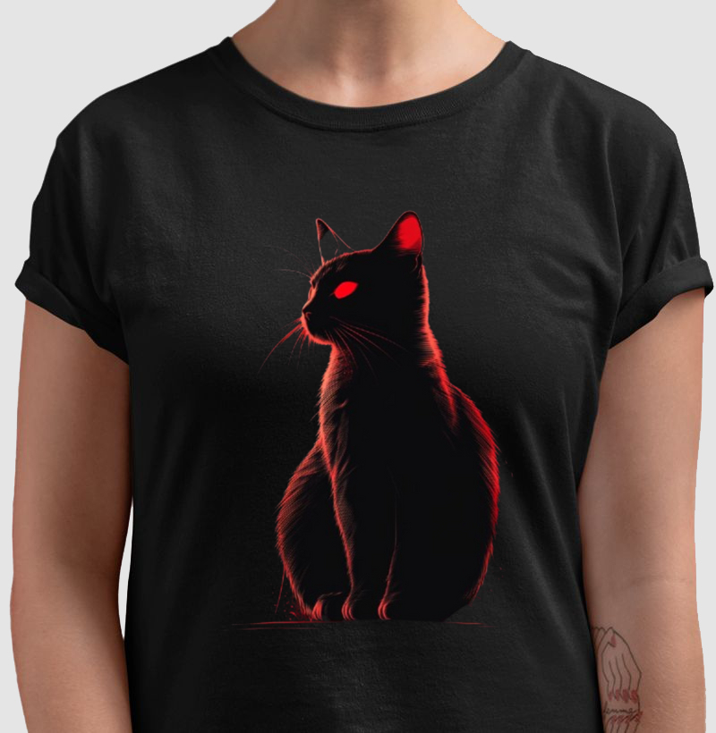 Camiseta Gato Preto