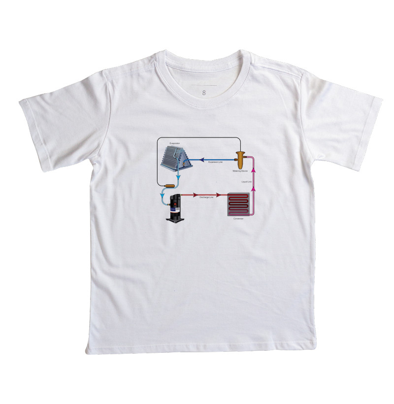 Camiseta Ciclo de Refrigeração