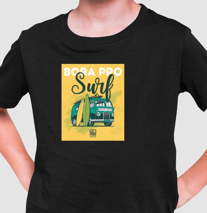 Camiseta Infantil "Bora pro Surf"