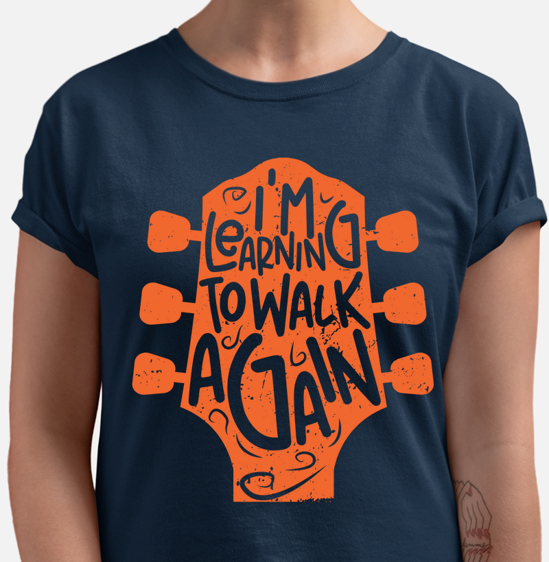 I'm learning to walk again