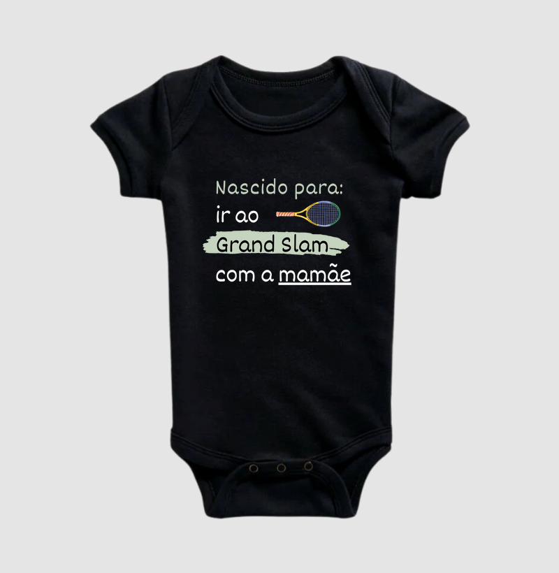 Nascido para ir ao Grand Slam com a mamãe