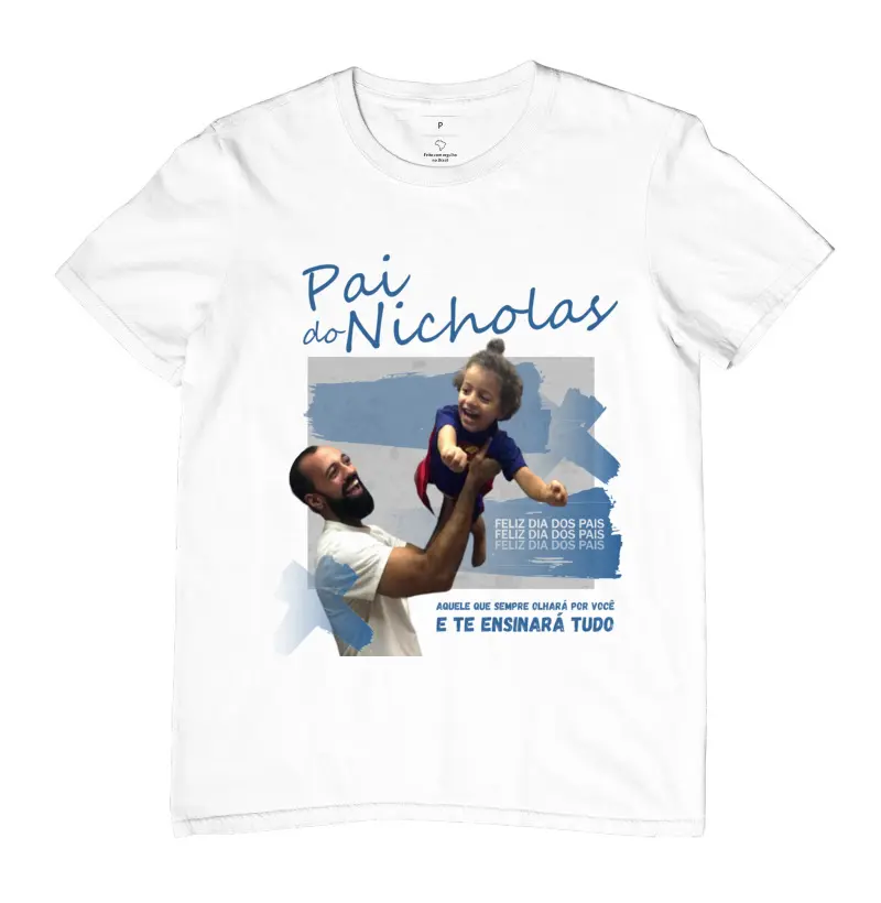Camisa personalizada dia dos Pais 1