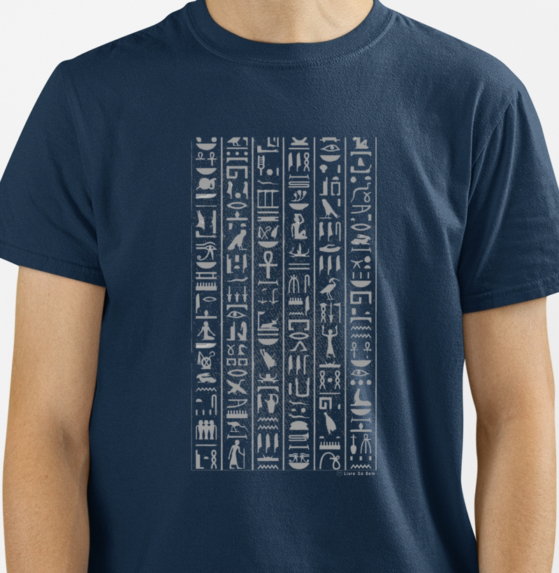Camiseta - Hieroglífos