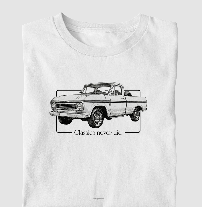 Camiseta Chevrolet C-10 Picape Clássica - Classics Never Die