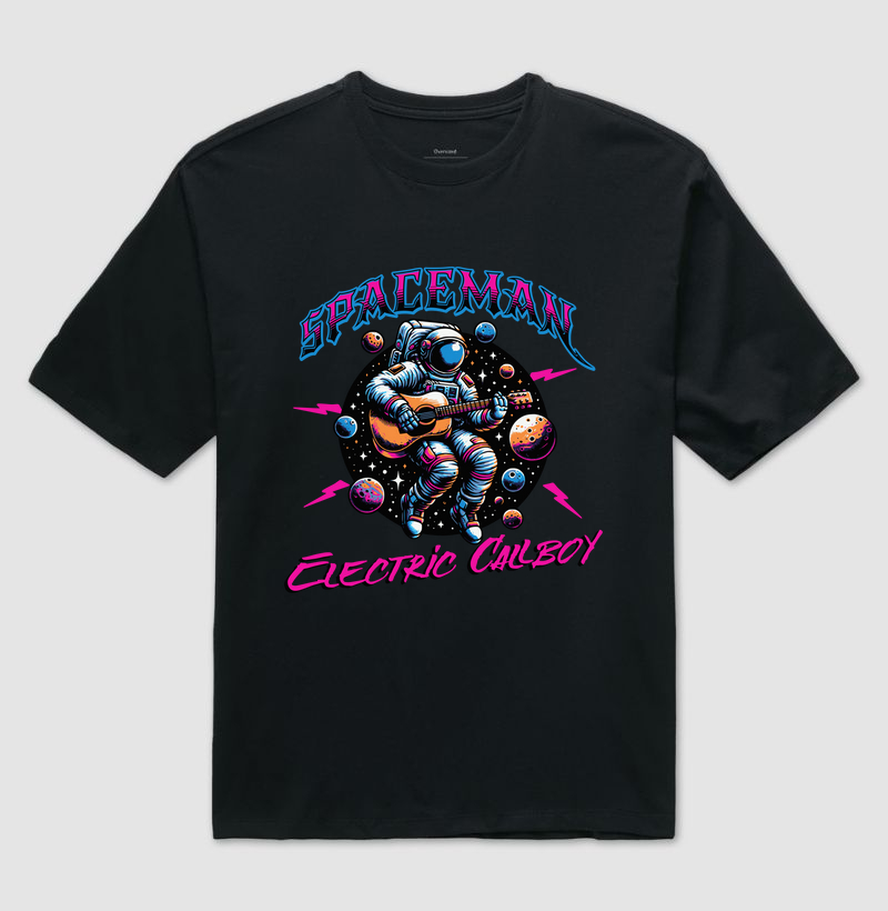 Camiseta Oversized Electric Callboy Spaceman