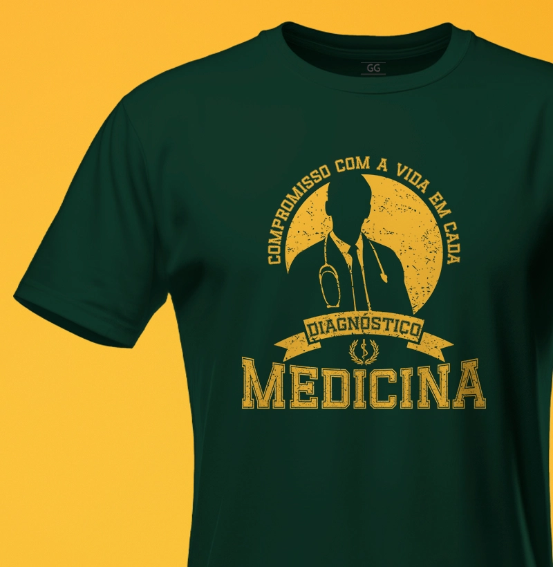 Camiseta Medicina diagnóstico - masculina