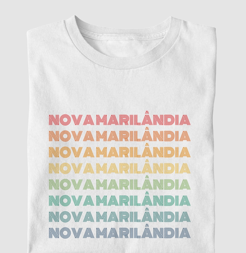 Nova Marilândia Letreiro Retrô