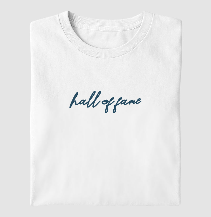 Camiseta estampada hall of fame