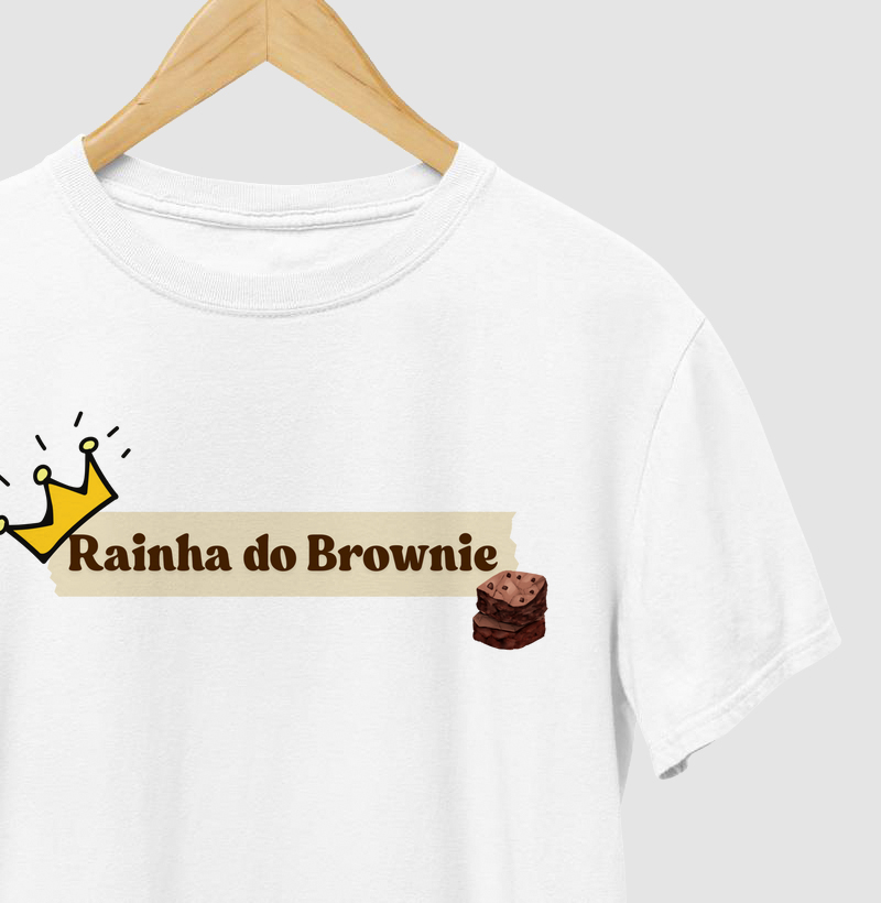 T-shirt rainha do brownie