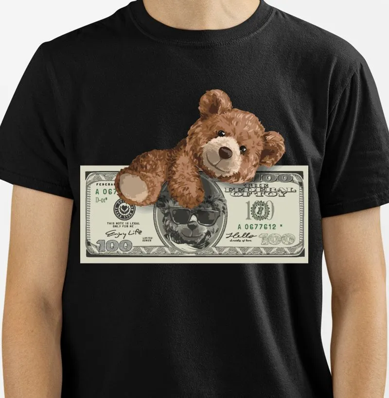 camiseta Urso Dolar