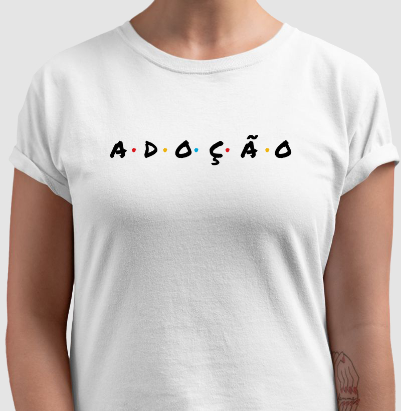 Camiseta A.D.O.Ç.Ã.O | branca