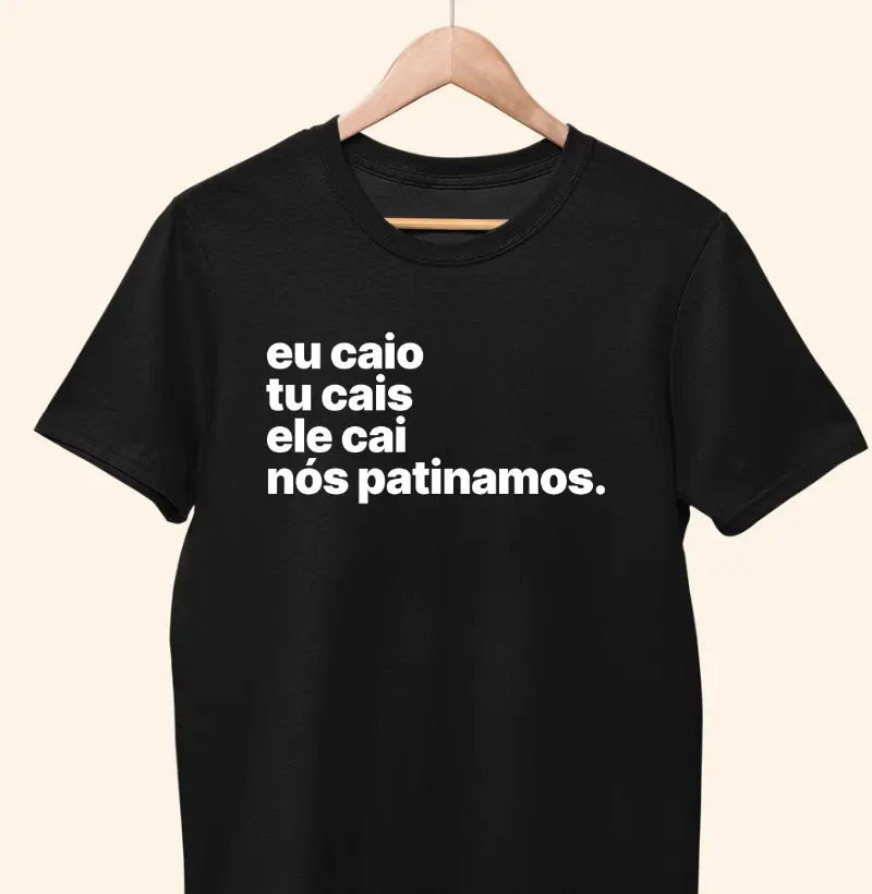 Nós patinamos