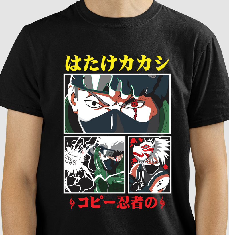 Camiseta Kakashi Hatake - Naruto