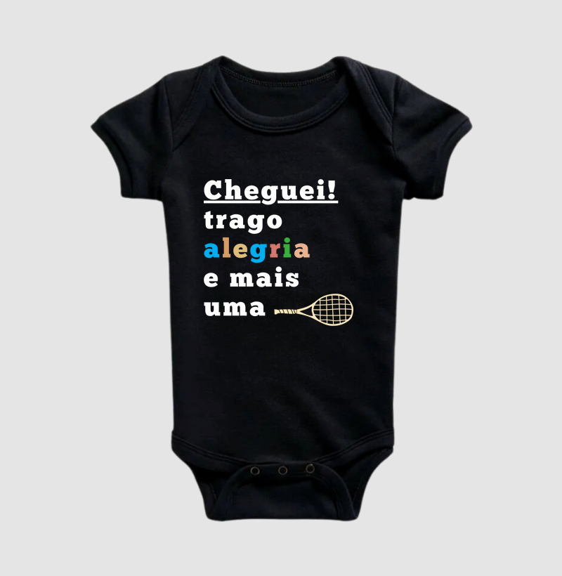 Cheguei - Trago alegria e mais uma raquete