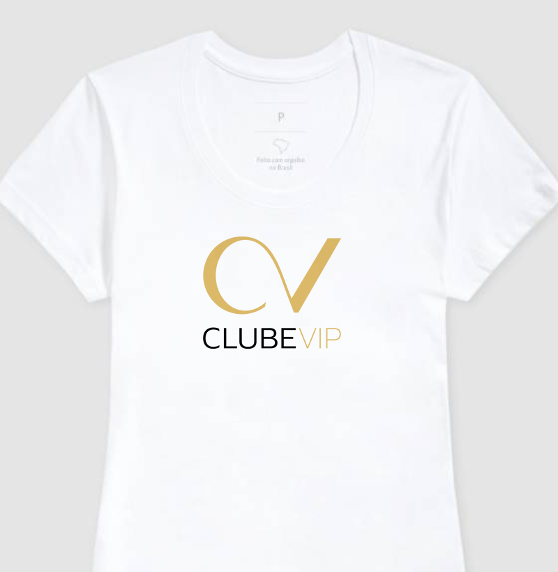 T-SHIRT THE BASIC - CLUBE VIP FH - UNISSEX