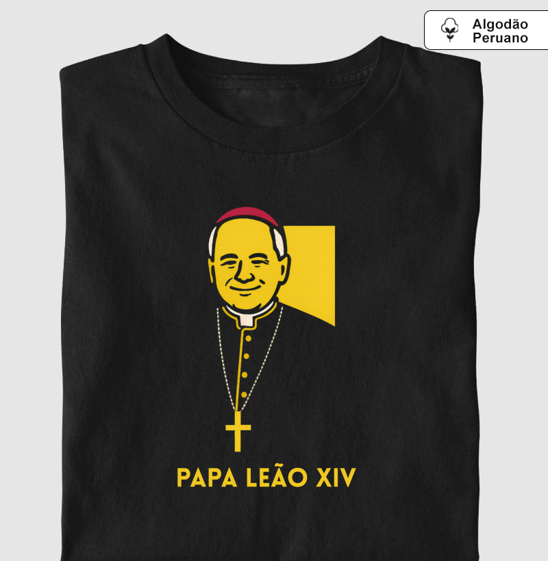 Caricatura do Papa Leão XIV