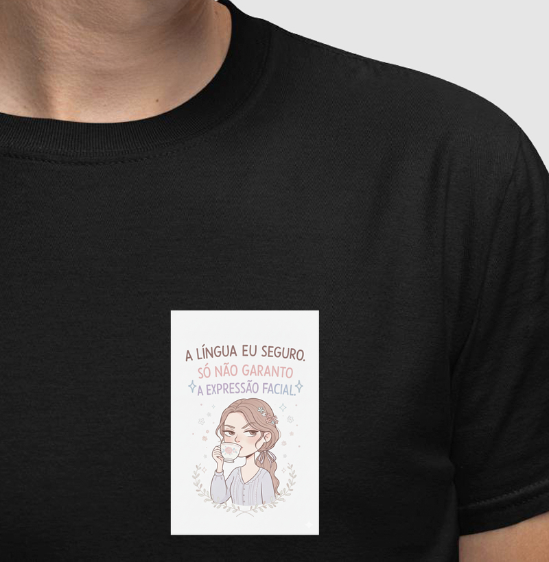 A LÍNGUA EU SEGURO, SÓ NÃO GARANTO A EXPRESSÃO FACIAL - PRINCESA