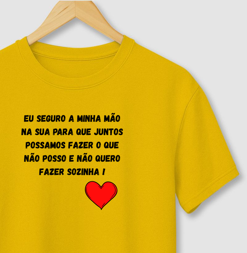 SEGURO A MINHA MÃO NA SUA ! 