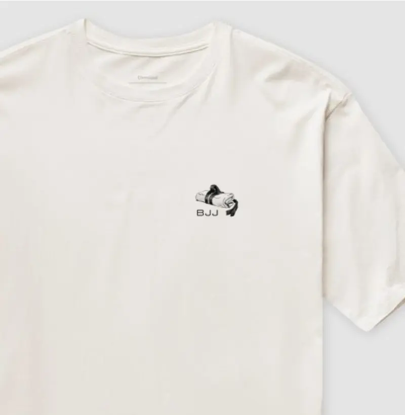 Camiseta Oversized BJJ kimono minimal