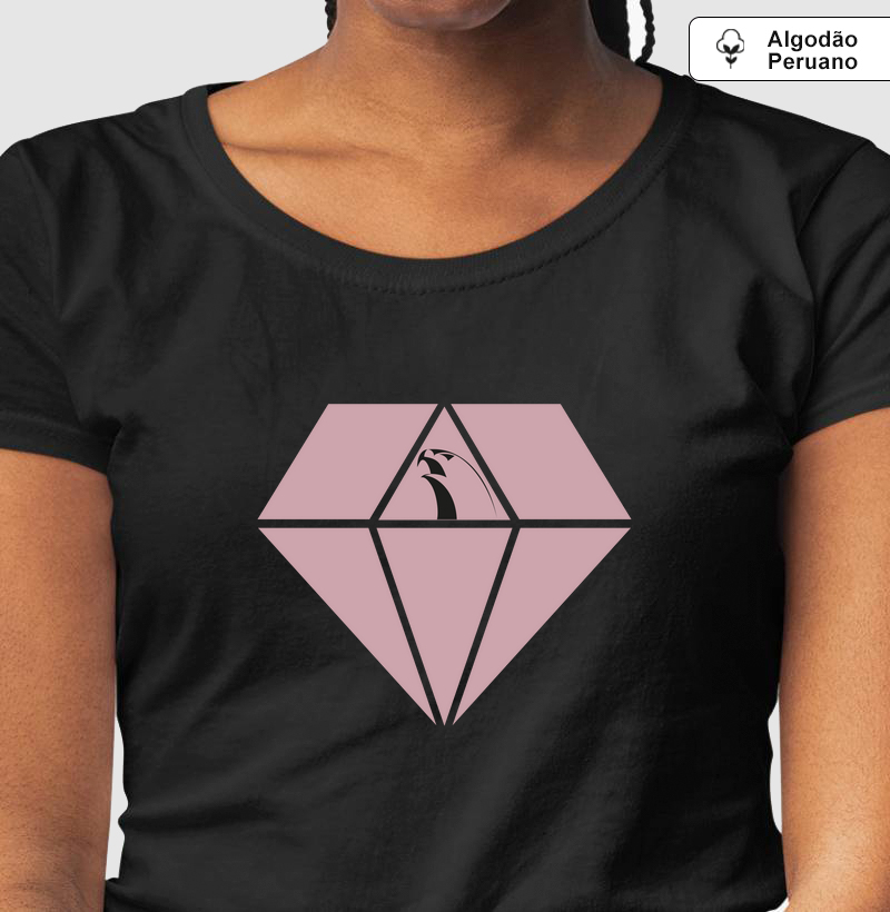 Camiseta Alliance Diamonds Rosa I Preto