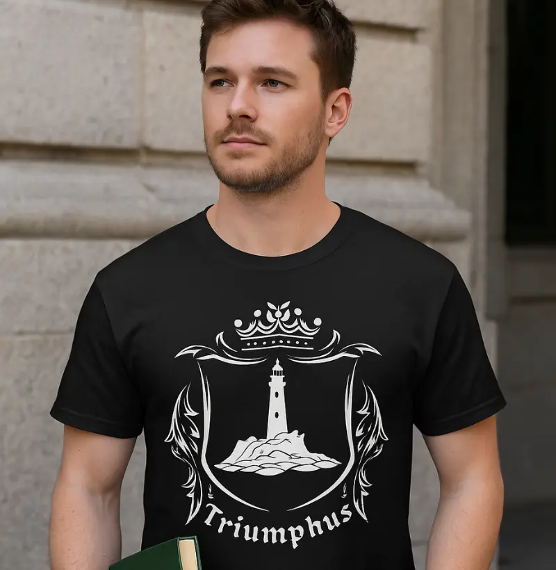 Camiseta capa de livro: Triumphus | Autor: Edu Ravallet | Personalizado